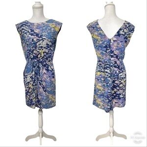 Tibi Silk Dress Sleeveless Elastic Waist